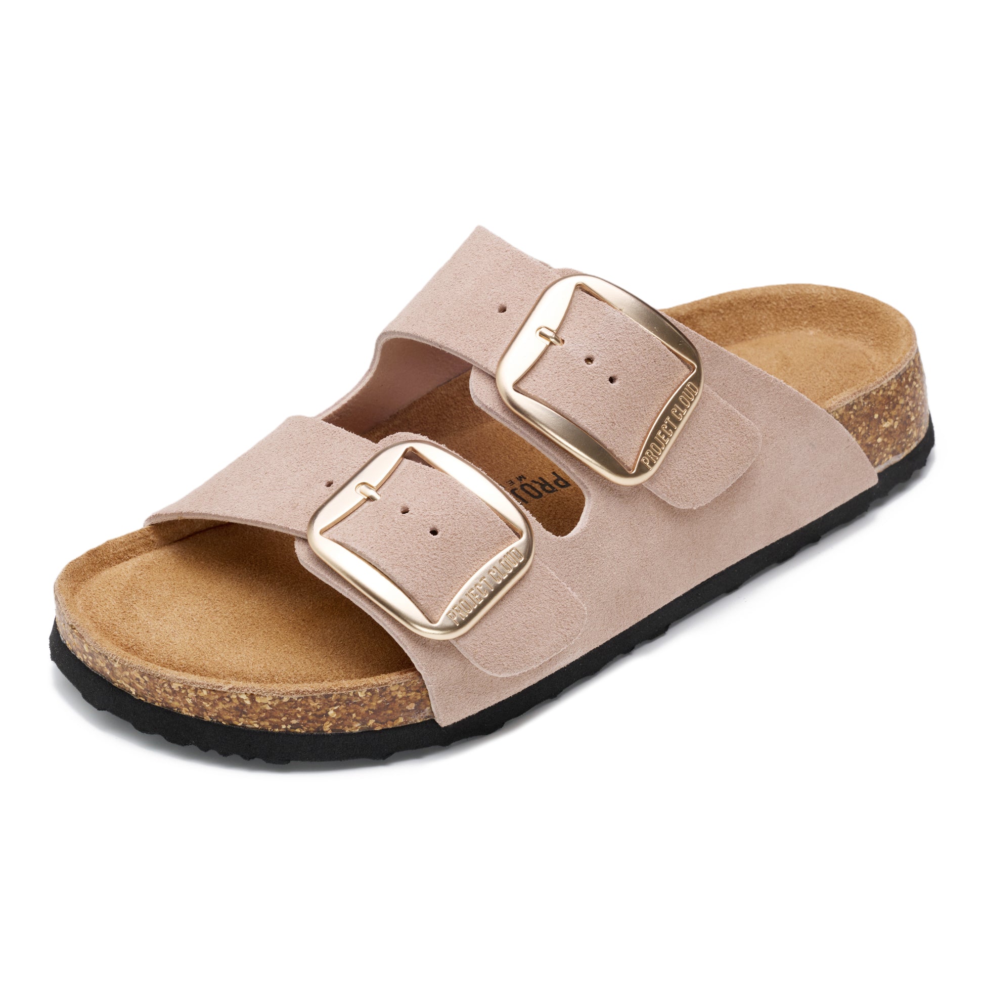 Project Cloud Women's | 100% Genuine Leather Women Flat Sandals | ProjectPlush | Lightweight | Non-Slip - Santorini - Project Cloud - Sandals -Shop Project Cloud premium footwear Now!