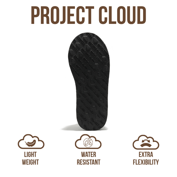 Project Cloud | "Sayre" 100% Genuine Leather Slippers for Women | Memory Foam | Lightweight | Non-Slip