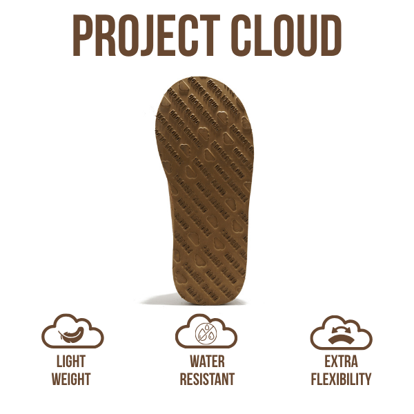 Project Cloud | "Sayre" 100% Genuine Leather Slippers for Women | Memory Foam | Lightweight | Non-Slip