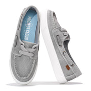Project Cloud Seasalt Grey Sneakers. Memory foam, breathable canvas, anti-slip outsole.