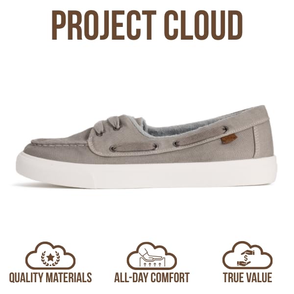 Project Cloud Women's | Slip-On Sneakers | Memory Foam Technology | Lightweight | Non-Slip - Seasalt - Project Cloud - Sneaker -Shop Project Cloud premium footwear Now!