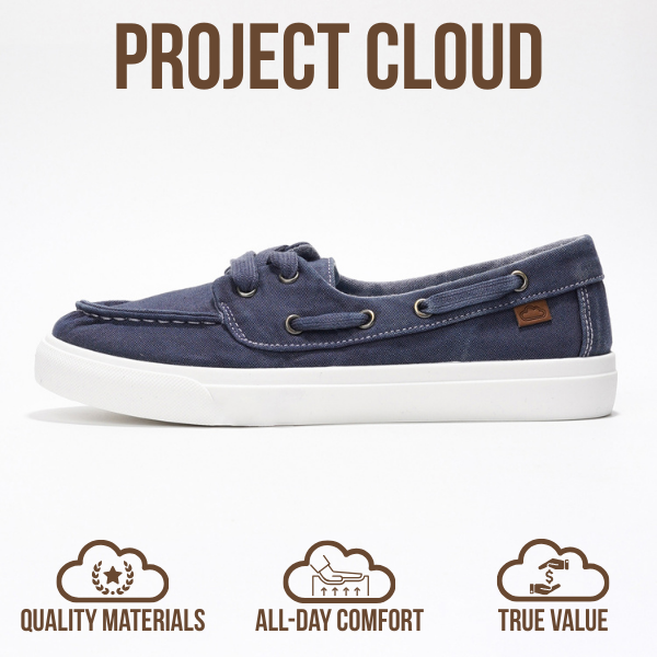 Project Cloud | "Seasalt" Women Sneaker - ProjectPlush™ | Memory Foam Technology | Anti-Slip