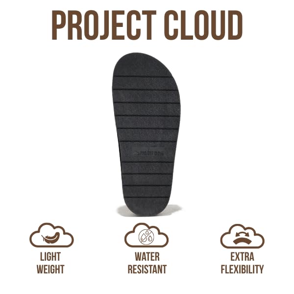 Project Cloud Women's | 100% Genuine Leather Slides | Plush and Soft Insole | Lightweight | Non-Slip - Sharl - Project Cloud - Sandals -Shop Project Cloud premium footwear Now!