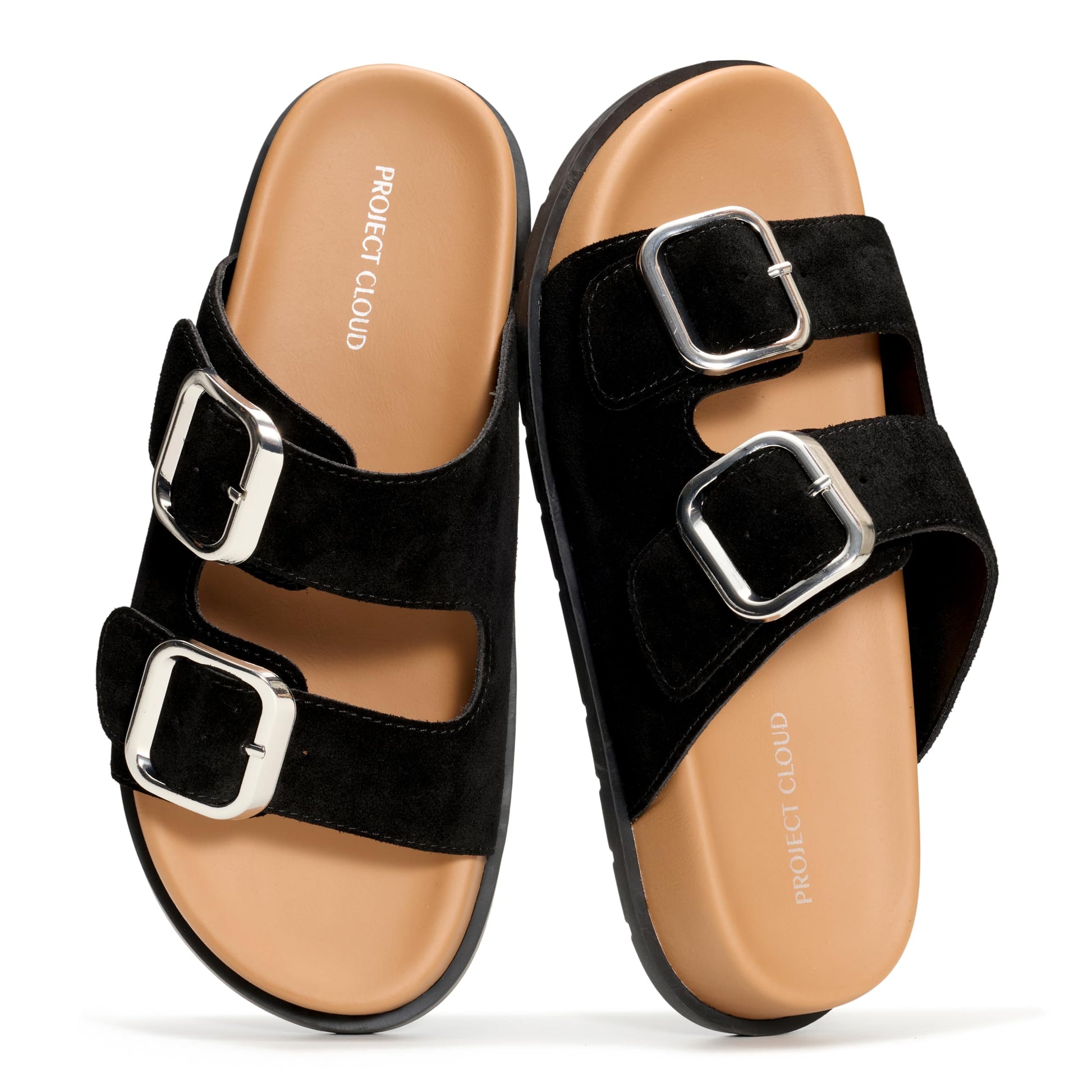 Project Cloud Women's | 100% Genuine Leather Slides | Plush and Soft Insole | Lightweight | Non-Slip - Sharl - Project Cloud - Sandals -Shop Project Cloud premium footwear Now!