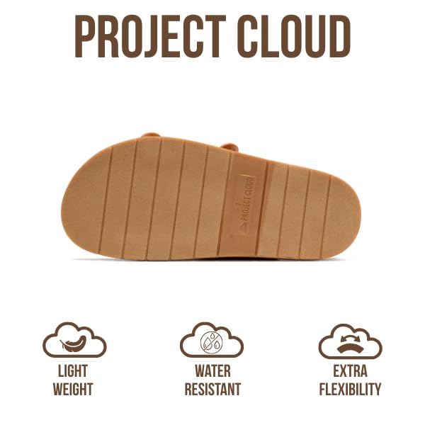 Project Cloud Women's | 100% Genuine Leather Slides | Plush and Soft Insole | Lightweight | Non-Slip - Sharl - Project Cloud - Sandals -Shop Project Cloud premium footwear Now!