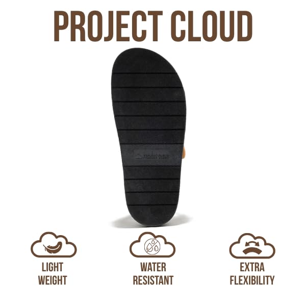 Project Cloud Women's | 100% Genuine Leather Slides | Plush and Soft Insole | Lightweight | Non-Slip - Sharl - Project Cloud - Sandals -Shop Project Cloud premium footwear Now!
