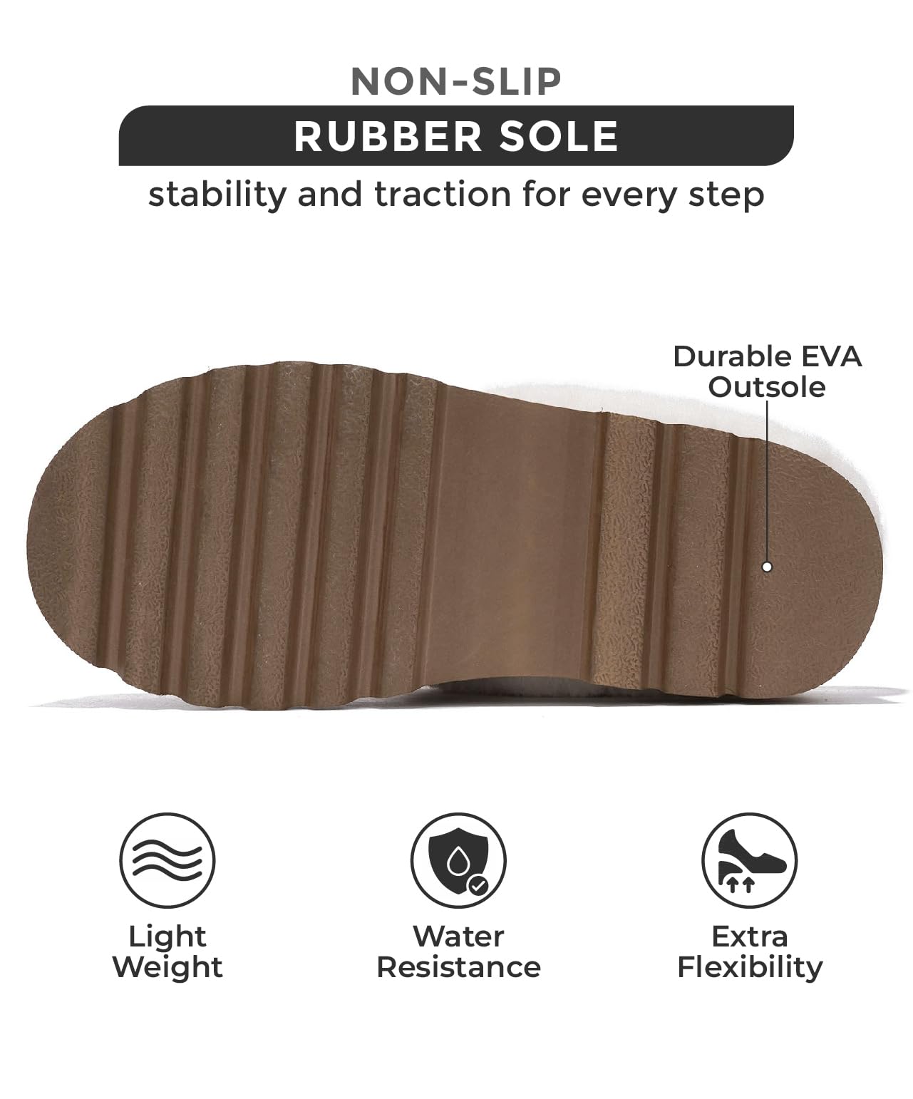 Pantuflas de ante de vaca SLINGY de Project Cloud: impermeables y cómodas 