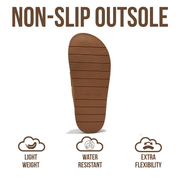 Project Cloud Women's | Genuine Suede Fuzzy Slippers | Memory Foam | Lightweight | Non-Slip - Snowy