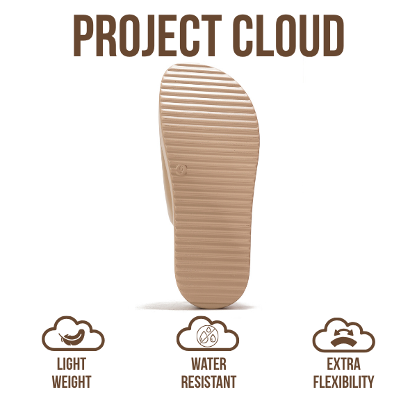 Project Cloud | "Softy" Wedge Platform Sandals | Vegan Leather Upper | ProjectPlush™ Memory Foam | Non-Slip