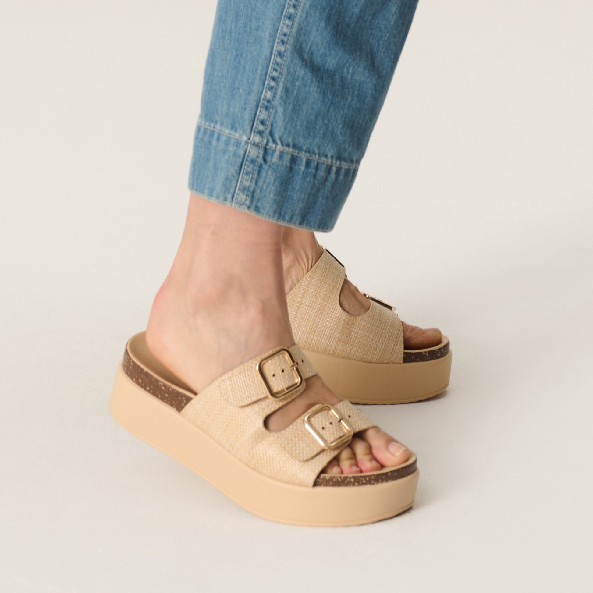 Project Cloud Women's | Wedge Platform Sandals | Eco-Leather Upper | Memory Foam | Non-Slip - Softy - Project Cloud - Sandals -Shop Project Cloud premium footwear Now!