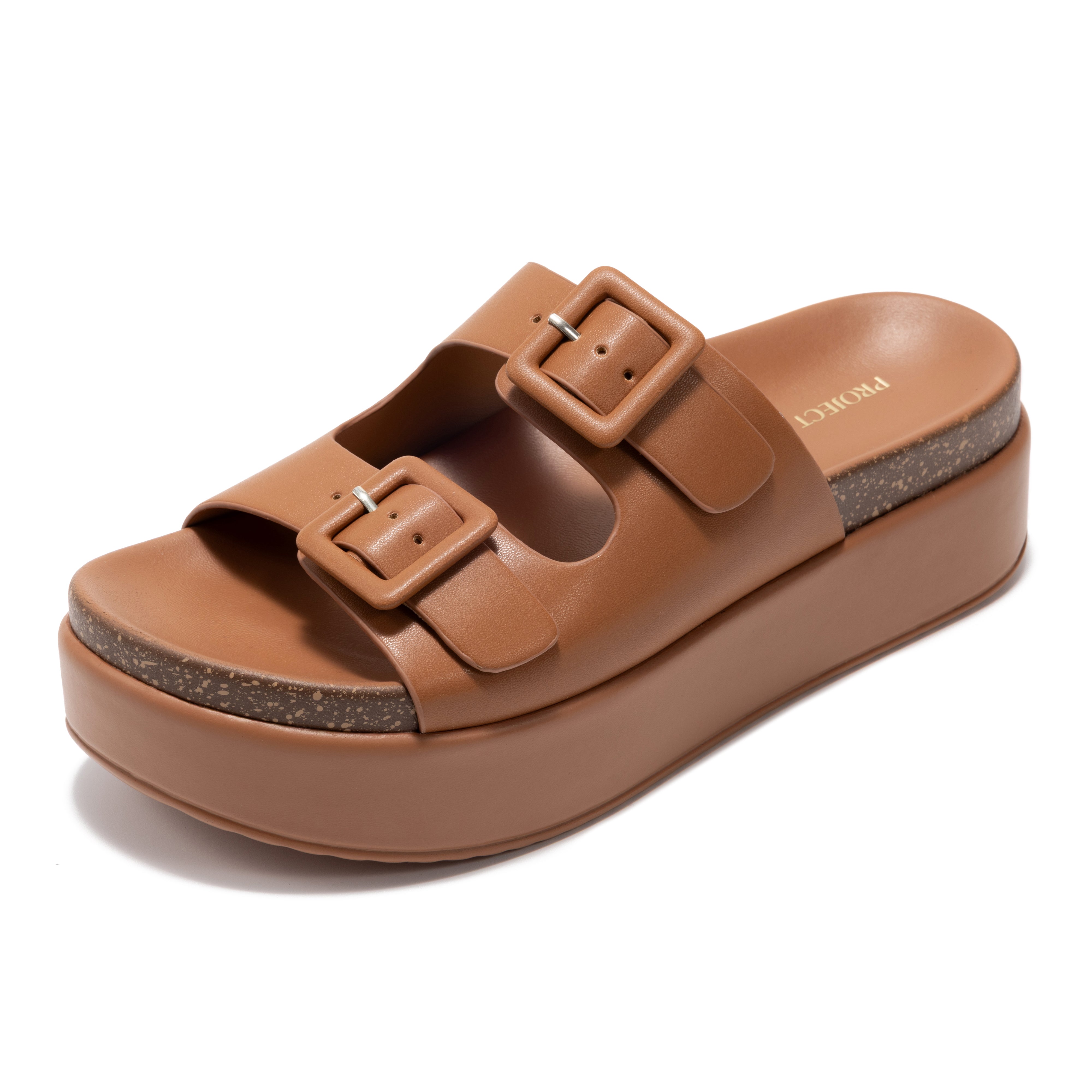 Project Cloud Women's | Wedge Platform Sandals | Eco-Leather Upper | Memory Foam | Non-Slip - Softy - Project Cloud - Sandals -Shop Project Cloud premium footwear Now!