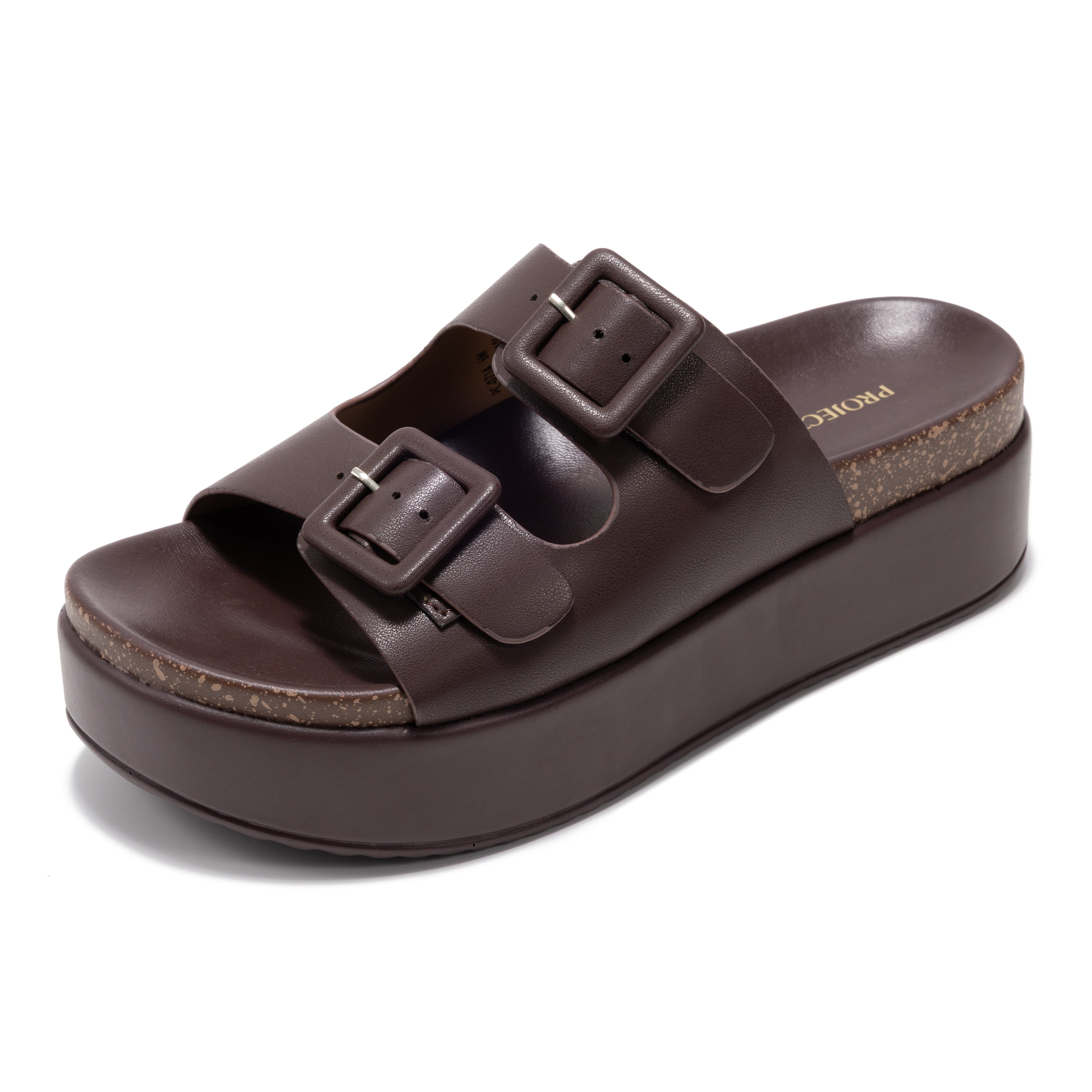 Project Cloud Women's | Wedge Platform Sandals | Eco-Leather Upper | Memory Foam | Non-Slip - Softy - Project Cloud - Sandals -Shop Project Cloud premium footwear Now!