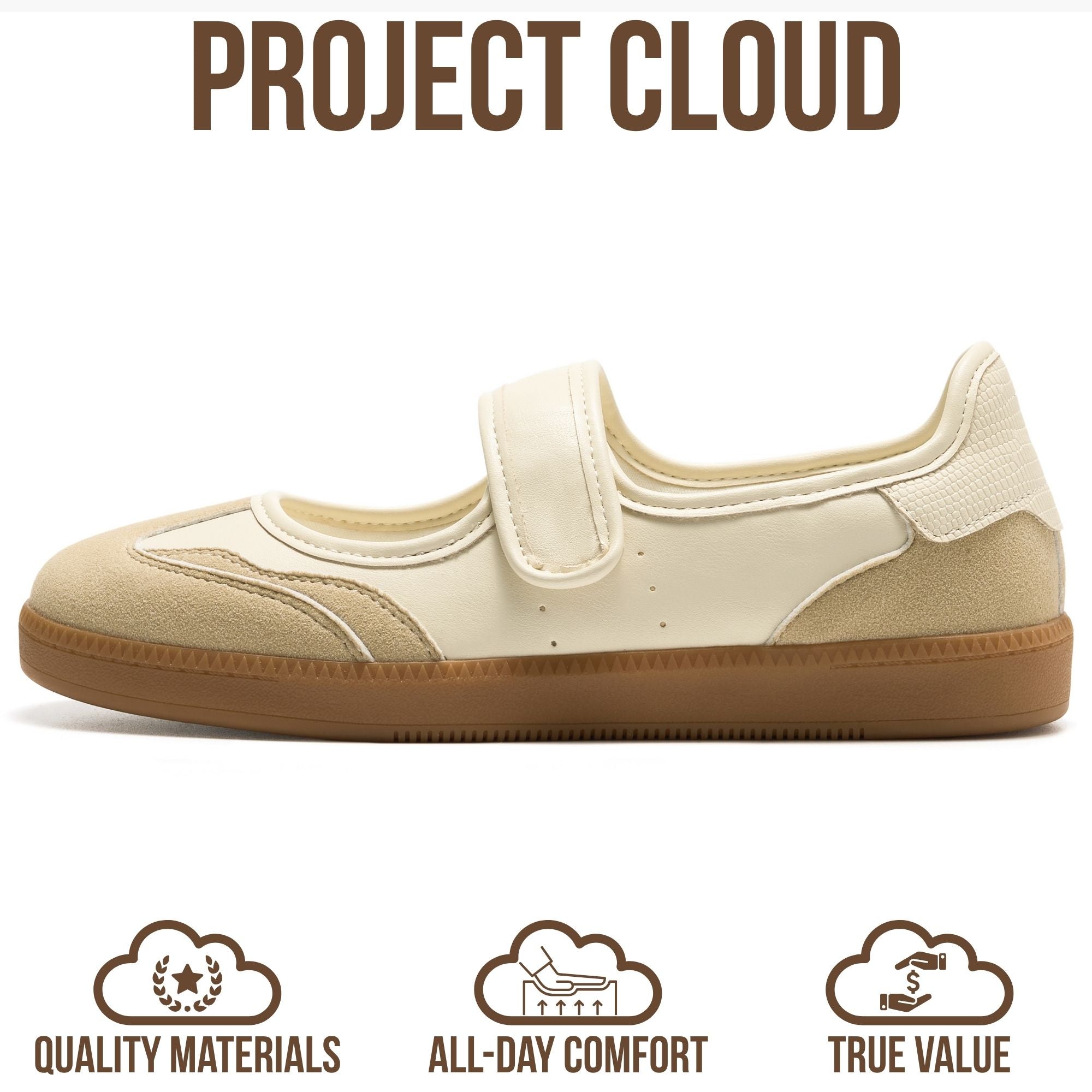 Project Cloud Women's | Fashionable Shoes for Women | Memory Foam | Lightweight | Non-Slip - Summer