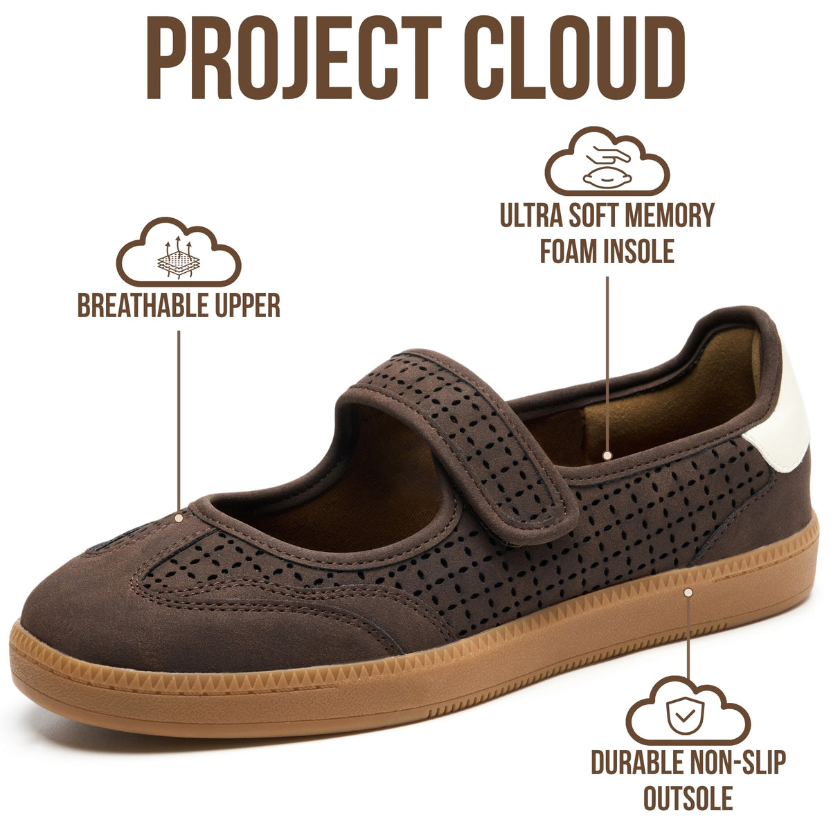 Project Cloud Women's | Fashionable Shoes for Women | Memory Foam | Lightweight | Non-Slip - Summer - Project Cloud - Sneakers -Shop Project Cloud premium footwear Now!