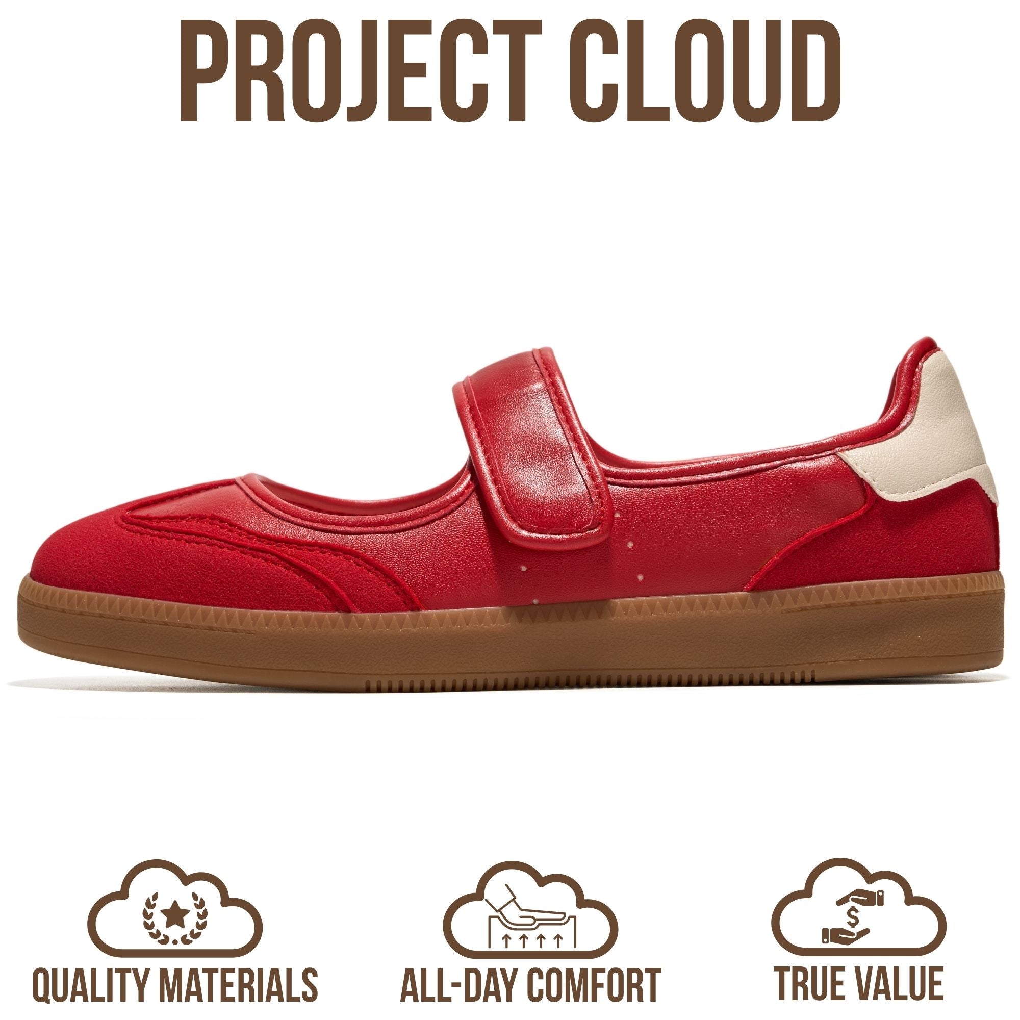 Project Cloud Women's | Fashionable Shoes for Women | Memory Foam | Lightweight | Non-Slip - Summer