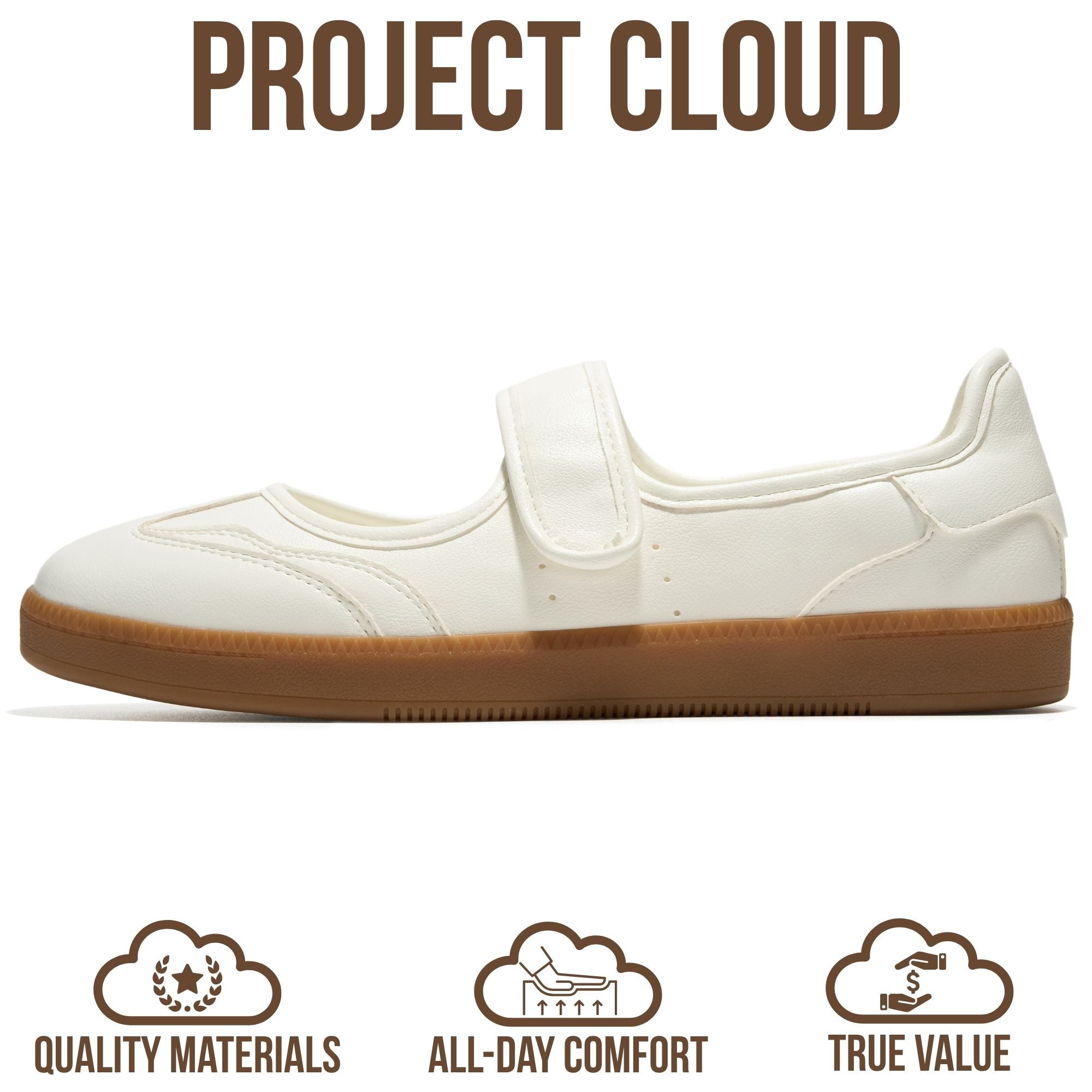 Project Cloud Women's | Fashionable Shoes for Women | Memory Foam | Lightweight | Non-Slip - Summer