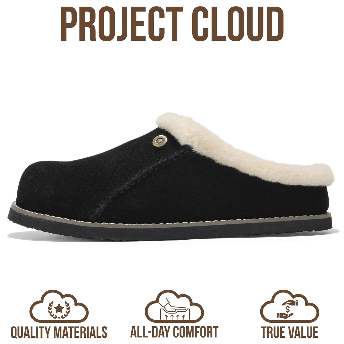 Project Cloud Women's | 100% Genuine Leather Clogs for Women | Memory Foam | Lightweight | Non-Slip - Tali