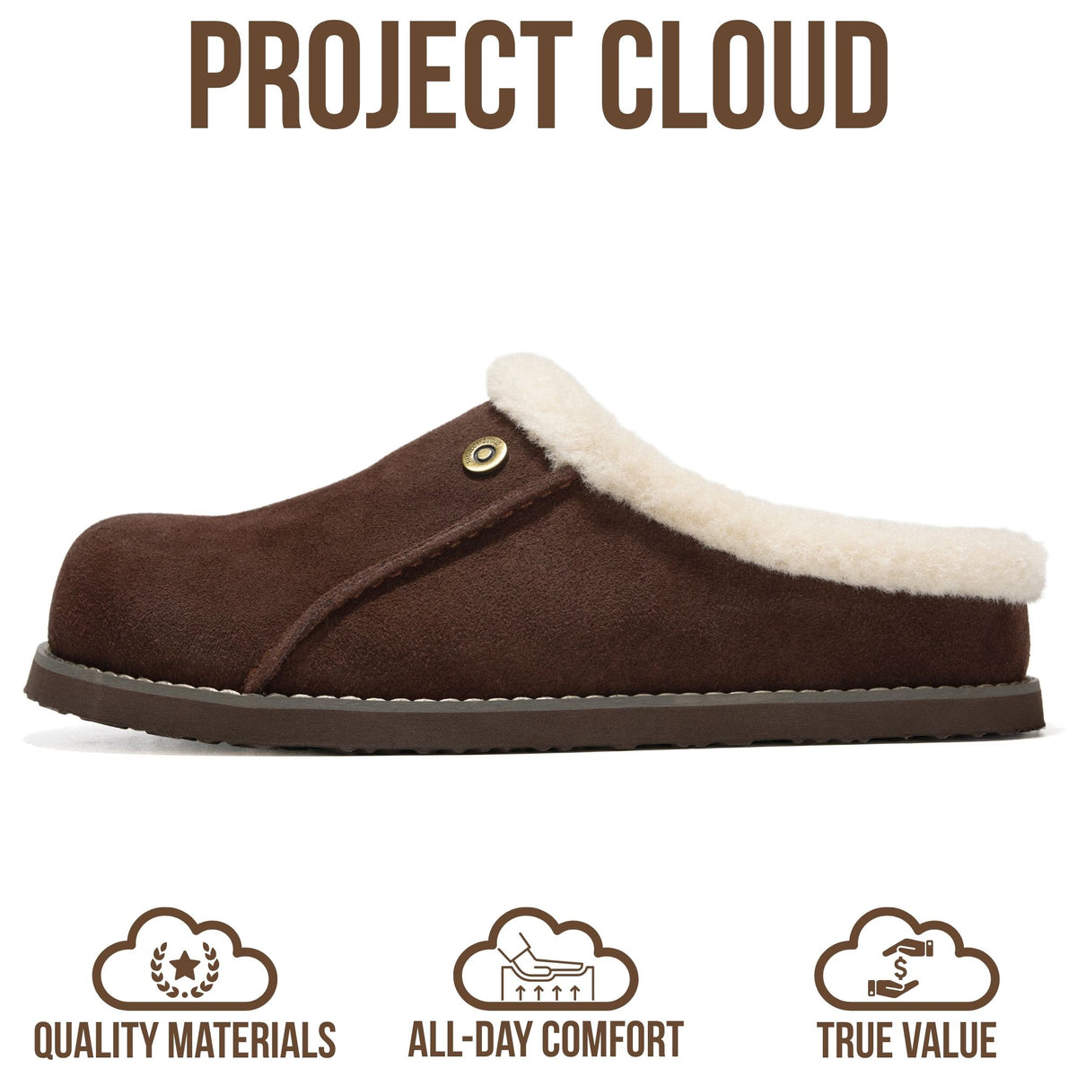 Project Cloud Women's | 100% Genuine Leather Clogs for Women | Memory Foam | Lightweight | Non-Slip - Tali