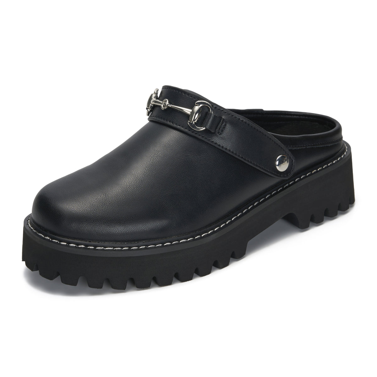 Project Cloud Women's | Genuine Leather Lug Sole Slingback Mules | Memory Foam Insole | Lightweight | Non-Slip - Tamara