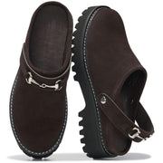 Project Cloud Women's | Genuine Leather Lug Sole Slingback Mules | Memory Foam Insole | Lightweight | Non-Slip - Tamara