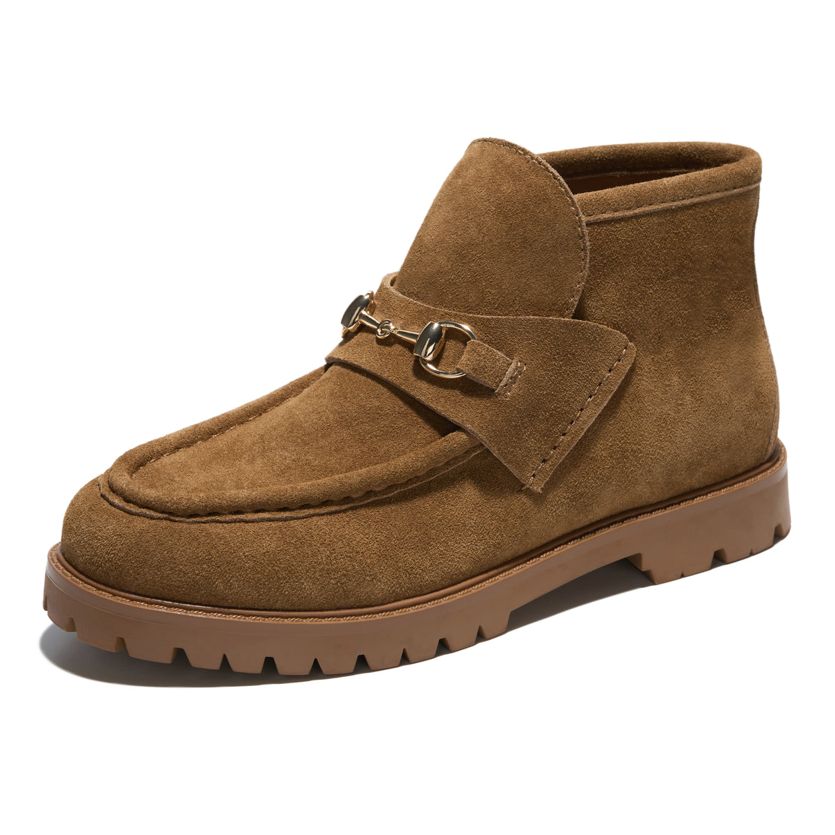Project Cloud Women's | 100% Genuine Leather Horsebit Boots | Memory Foam Insole | Lightweight | Non-Slip - Tanya - Project Cloud - Boots -Shop Project Cloud premium footwear Now!
