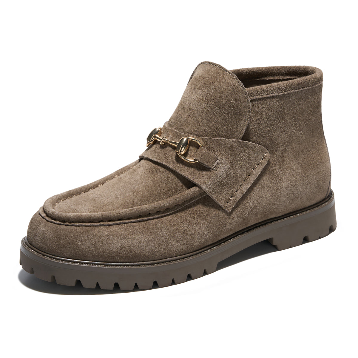 Project Cloud Women's | 100% Genuine Leather Horsebit Boots | Memory Foam Insole | Lightweight | Non-Slip - Tanya - Project Cloud - Boots -Shop Project Cloud premium footwear Now!