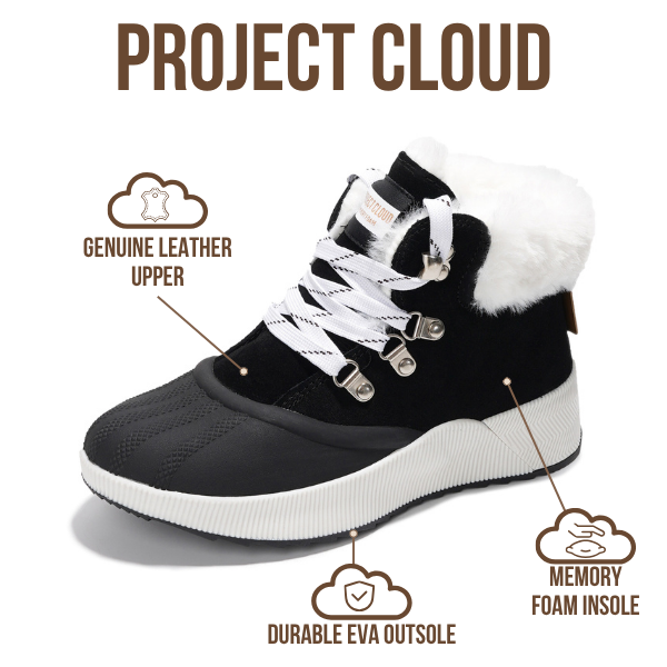 Project Cloud Women's | Waterproof Snow Boots | Memory Foam | Lightweight | Non-Slip - Terina