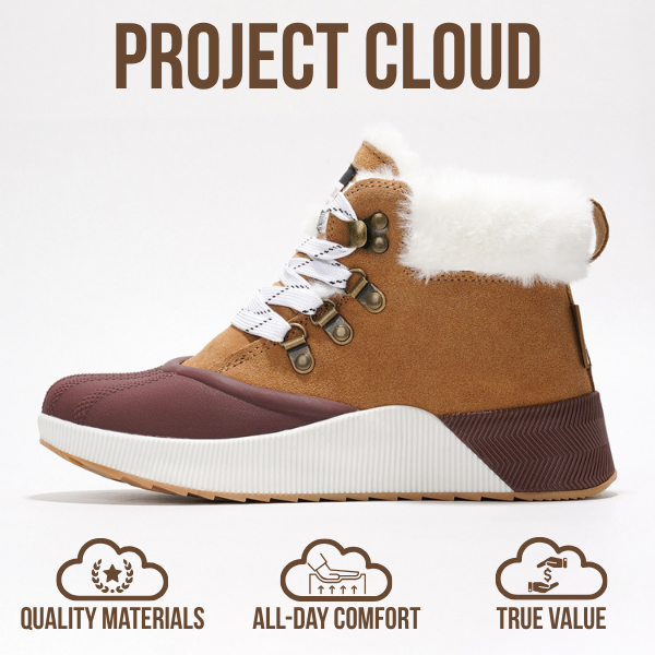 Project Cloud Women's | Waterproof Snow Boots | Memory Foam | Lightweight | Non-Slip - Terina