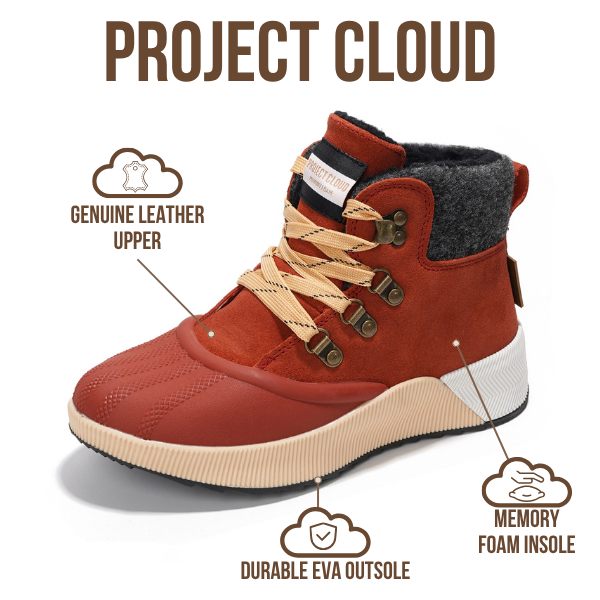Project Cloud Women's | Waterproof Snow Boots | Memory Foam | Lightweight | Non-Slip - Terina