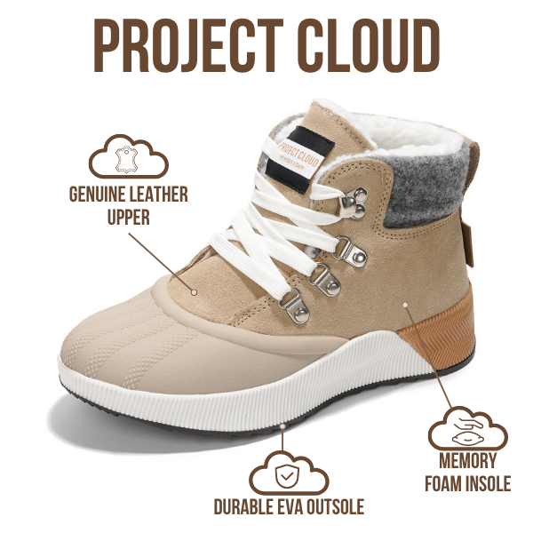 Project Cloud Women's | Waterproof Snow Boots | Memory Foam | Lightweight | Non-Slip - Terina