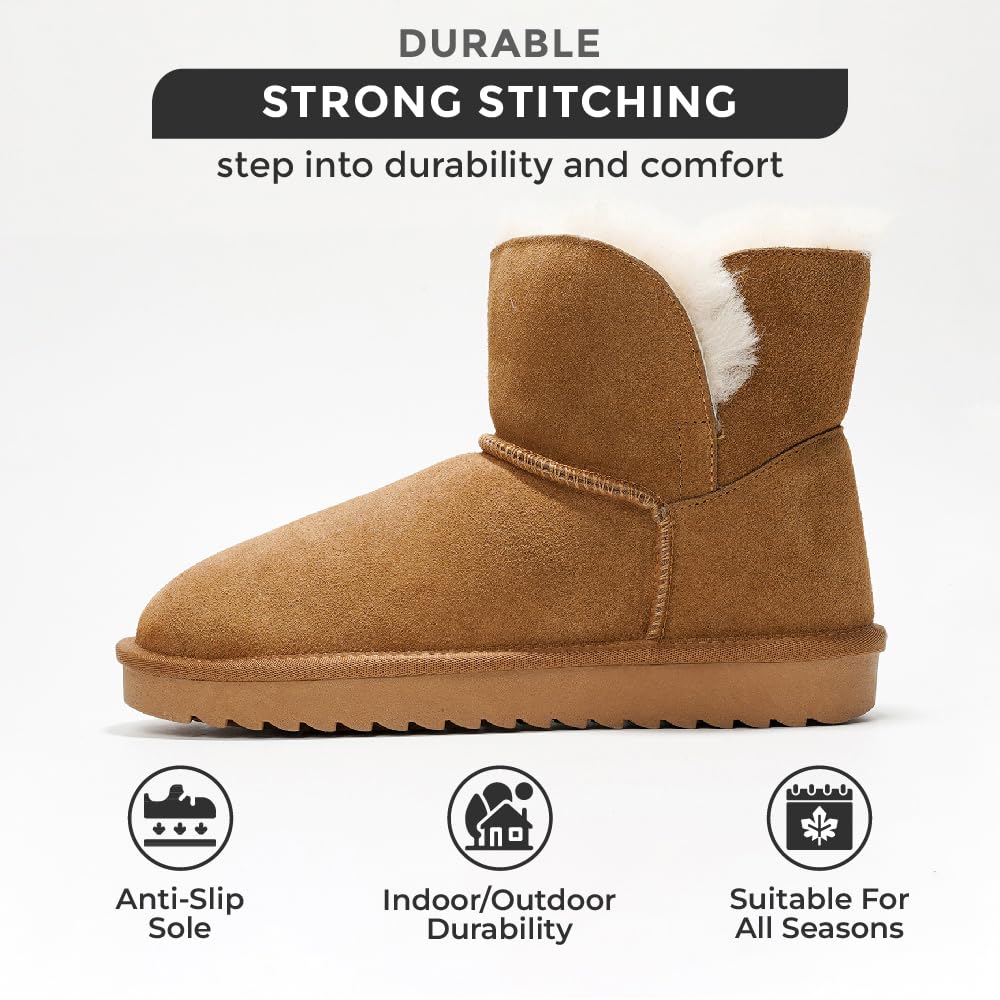 Project Cloud Women's | 100% Genuine Suede Boots | Memory Foam | Lightweight | Non-Slip - Timmy
