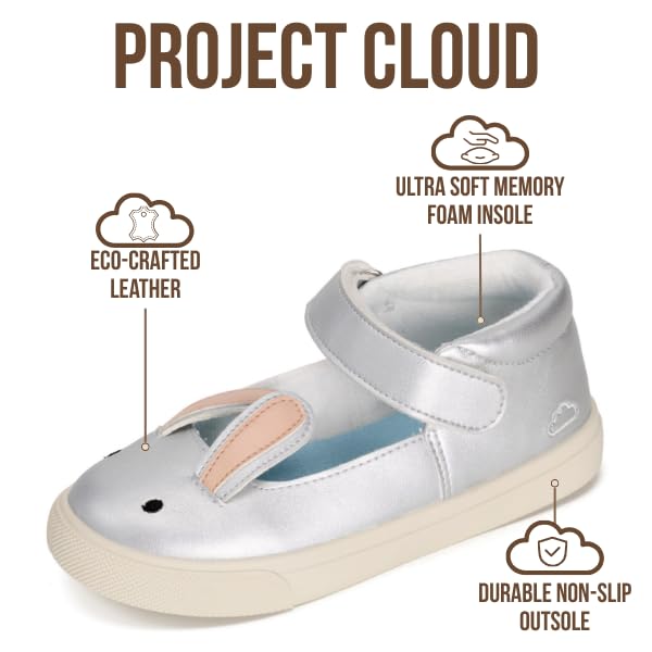 Project Cloud | Mary Jane Sneakers with Terry Cloth Lining | Hook-and-Loop | Memory Foam | Lightweight | Non-Slip Toddlers & Kids - Project Cloud - Sandals -Shop Project Cloud premium footwear Now!