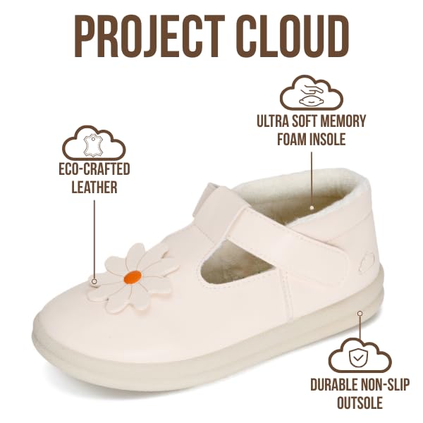 Project Cloud | Mary Jane Sneakers with Terry Cloth Lining | Hook-and-Loop | Memory Foam | Lightweight | Non-Slip Toddlers & Kids - Project Cloud - Sandals -Shop Project Cloud premium footwear Now!