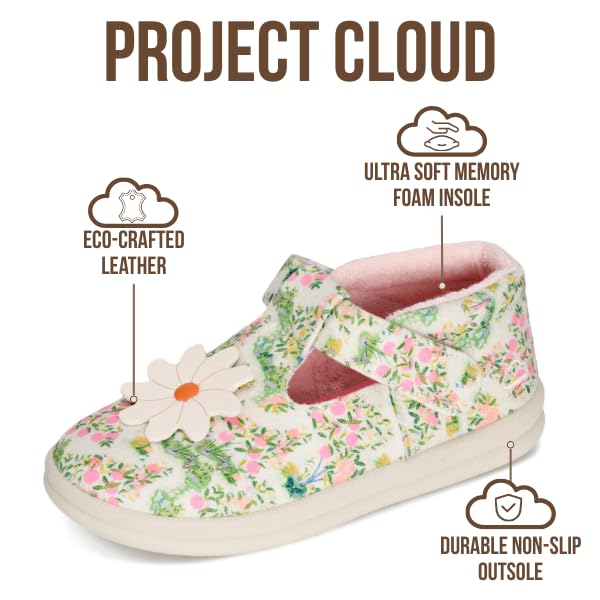 Project Cloud | Mary Jane Sneakers with Terry Cloth Lining | Hook-and-Loop | Memory Foam | Lightweight | Non-Slip Toddlers & Kids - Project Cloud - Sandals -Shop Project Cloud premium footwear Now!
