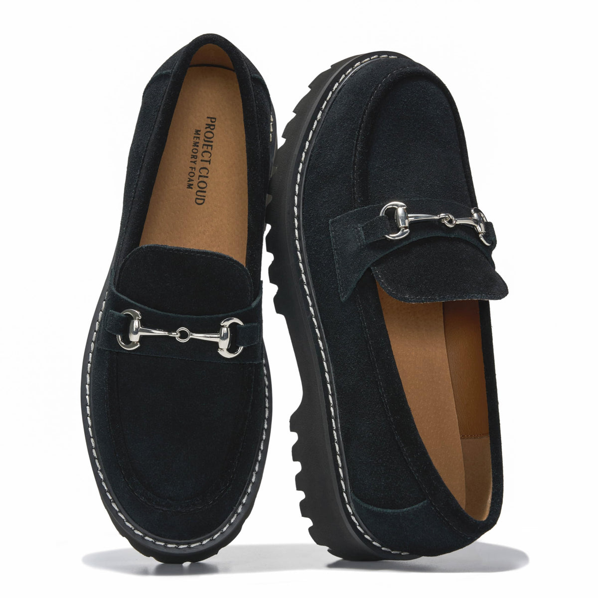 Project Cloud Women's | 100% Genuine Leather Loafers | Memory Foam Insole | Lightweight | Non-Slip - Tori