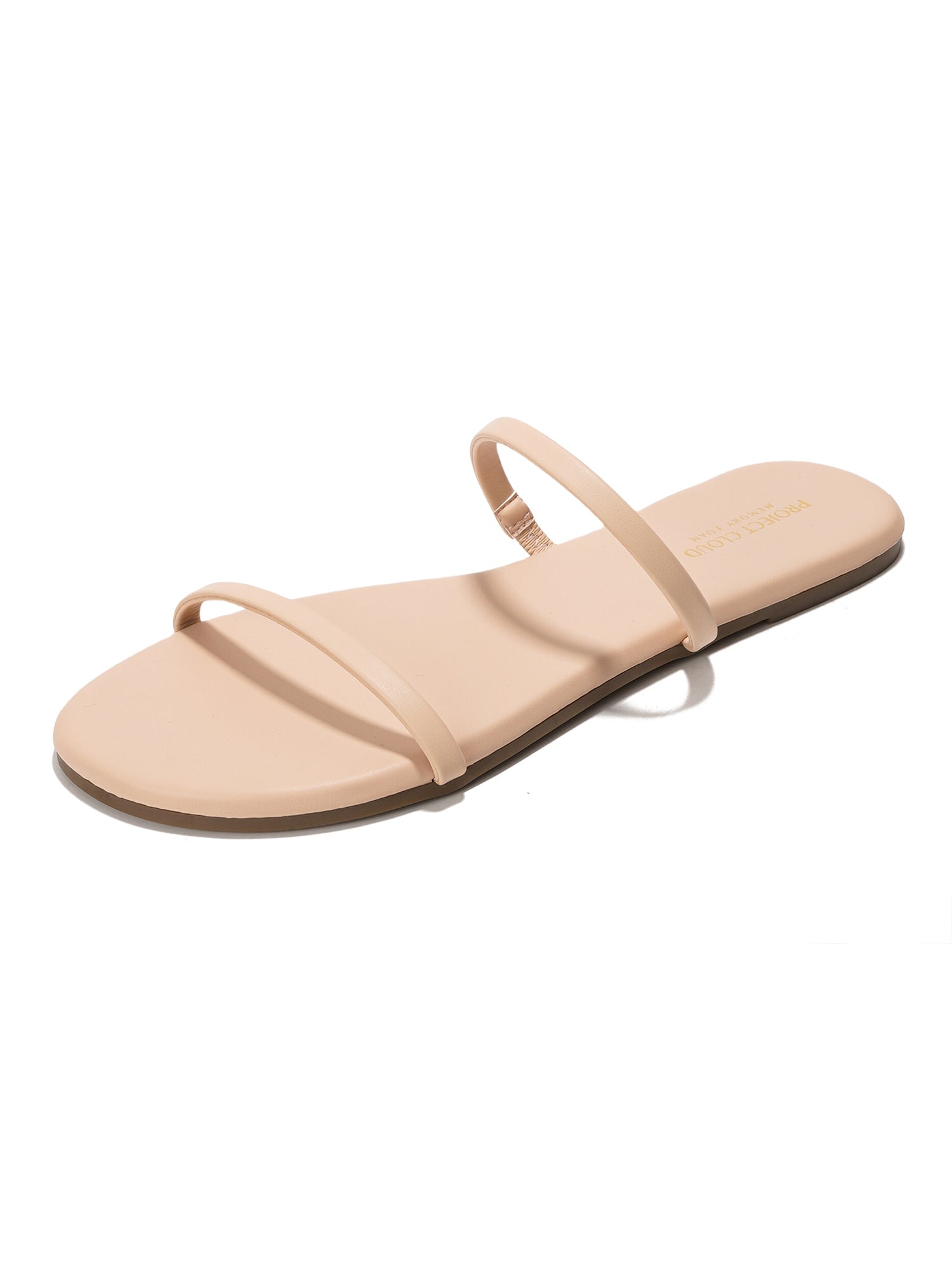 Women's Memory Foam Flip Flops | Eco-Leather Summer Sandals