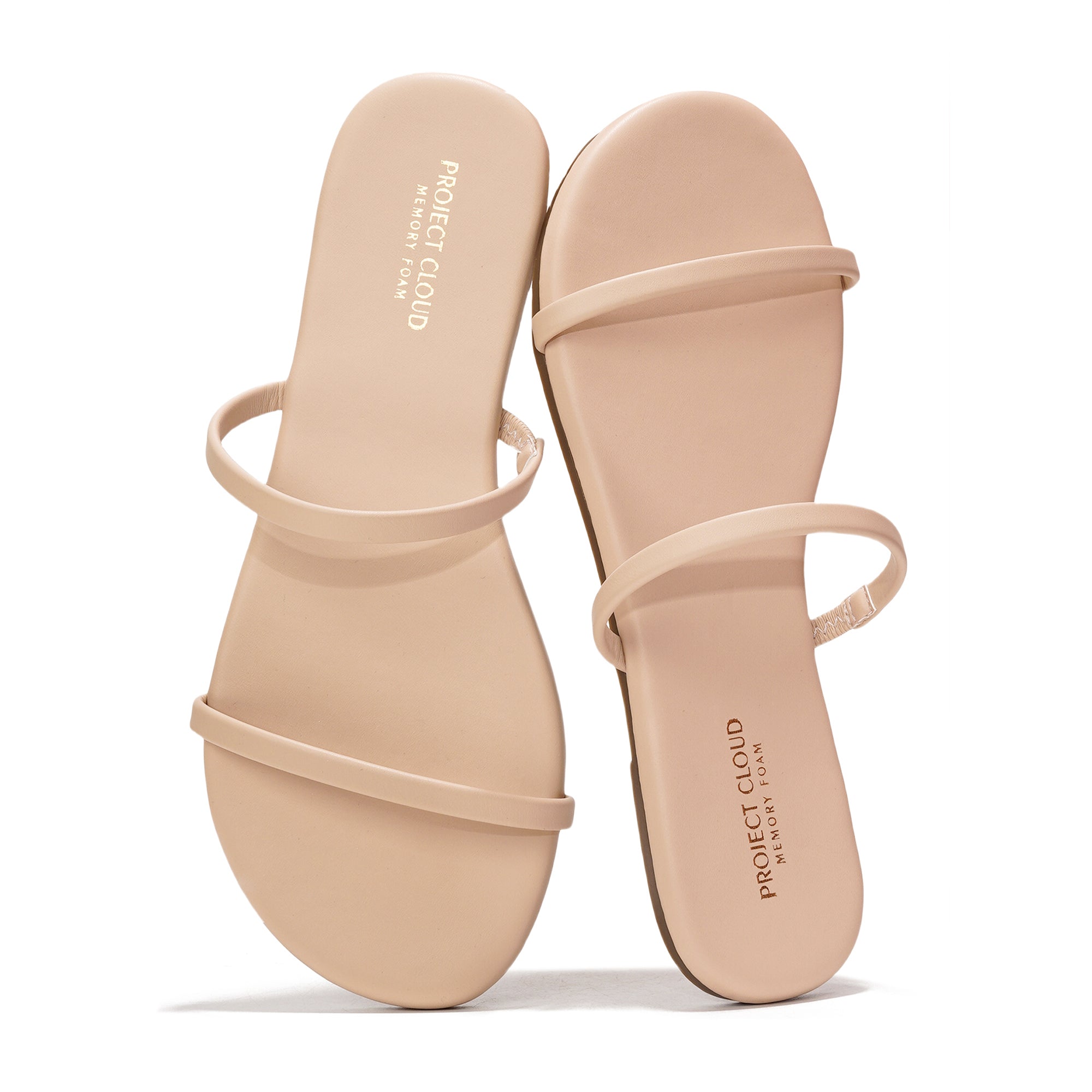 Project Cloud | "Transition" Flip Flops for Women | Vegan Leather | Memory Foam | Non-Slip