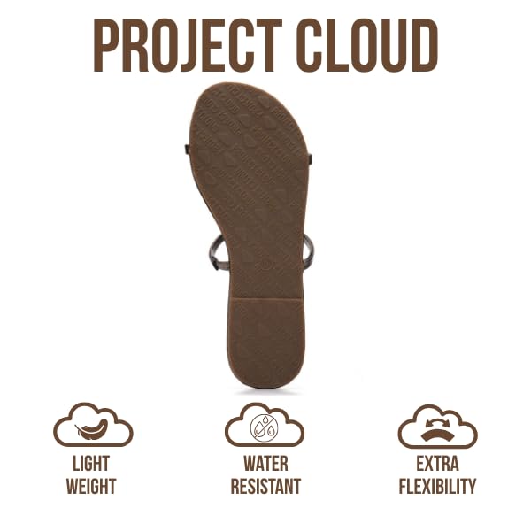 Project Cloud Women's | Flip Flops for Women | Vegan Leather | Memory Foam | Non-Slip - Transition
