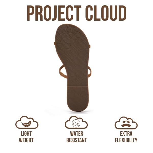 Project Cloud Women's | Flip Flops for Women | Vegan Leather | Memory Foam | Non-Slip - Transition
