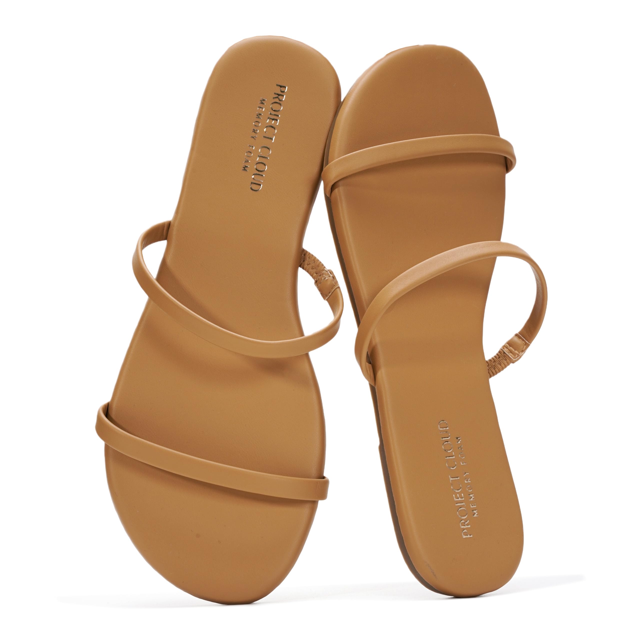Project Cloud Women's | Flip Flops for Women | Vegan Leather | Memory Foam | Non-Slip - Transition