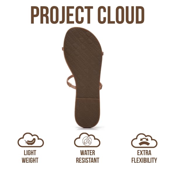 Project Cloud Women's | Flip Flops for Women | Vegan Leather | Memory Foam | Non-Slip - Transition