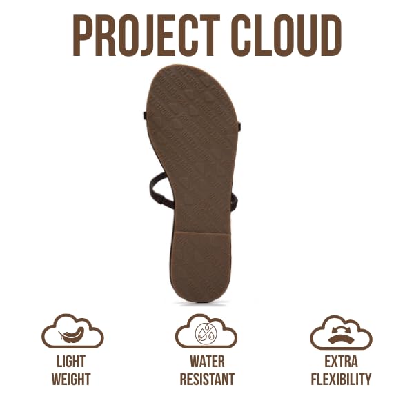 Project Cloud Women's | Flip Flops for Women | Vegan Leather | Memory Foam | Non-Slip - Transition