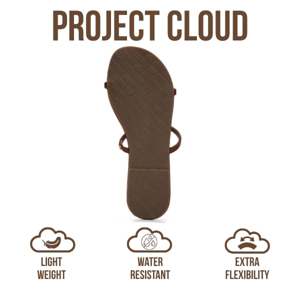 Project Cloud Women's | Flip Flops for Women | Vegan Leather | Memory Foam | Non-Slip - Transition