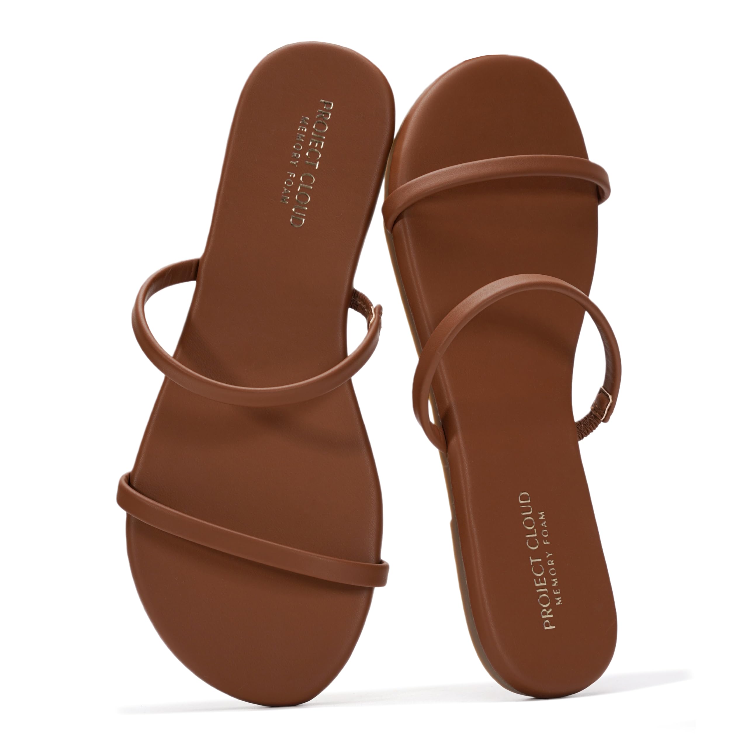 Project Cloud Women's | Flip Flops for Women | Vegan Leather | Memory Foam | Non-Slip - Transition