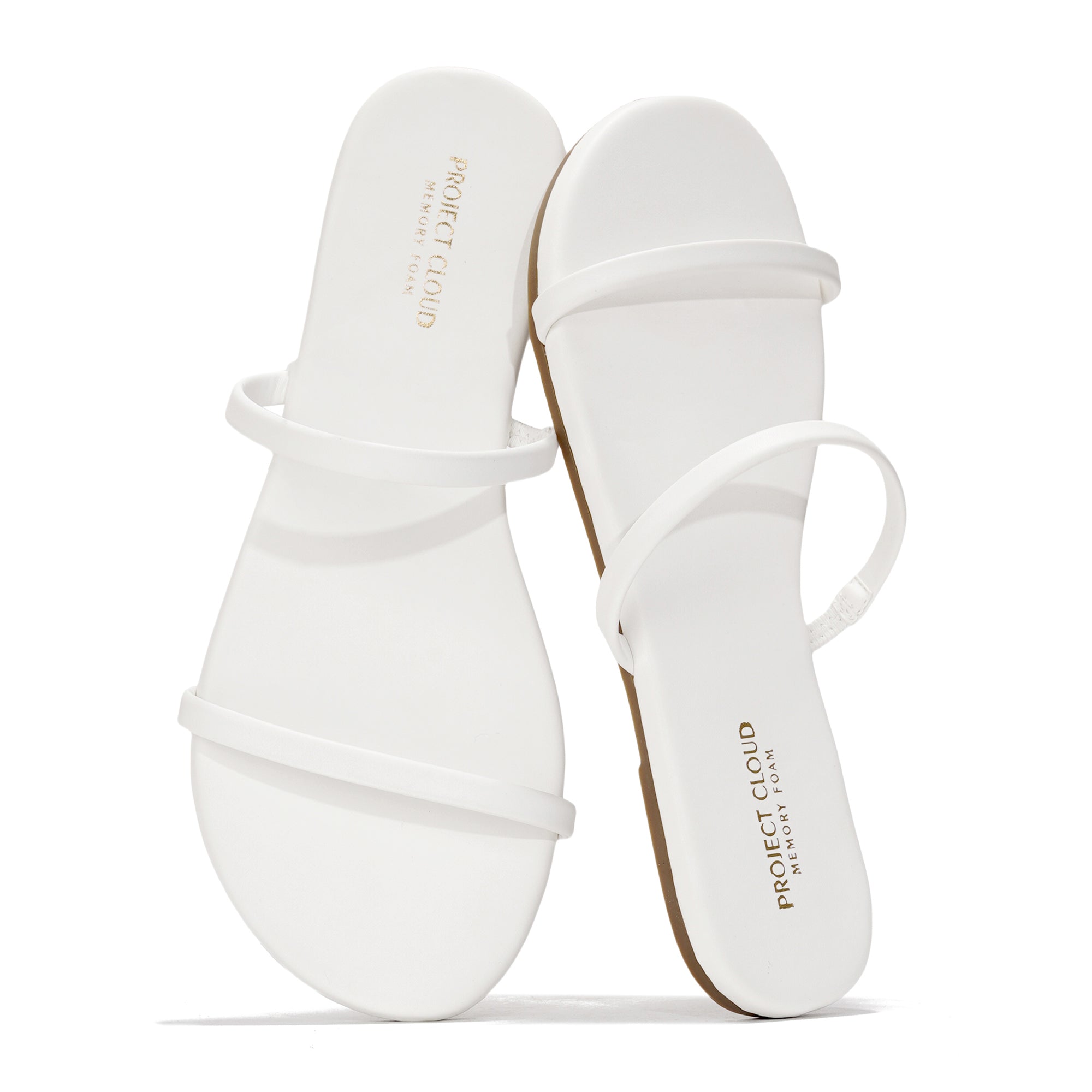 Project Cloud | "Transition" Flip Flops for Women | Vegan Leather | Memory Foam | Non-Slip