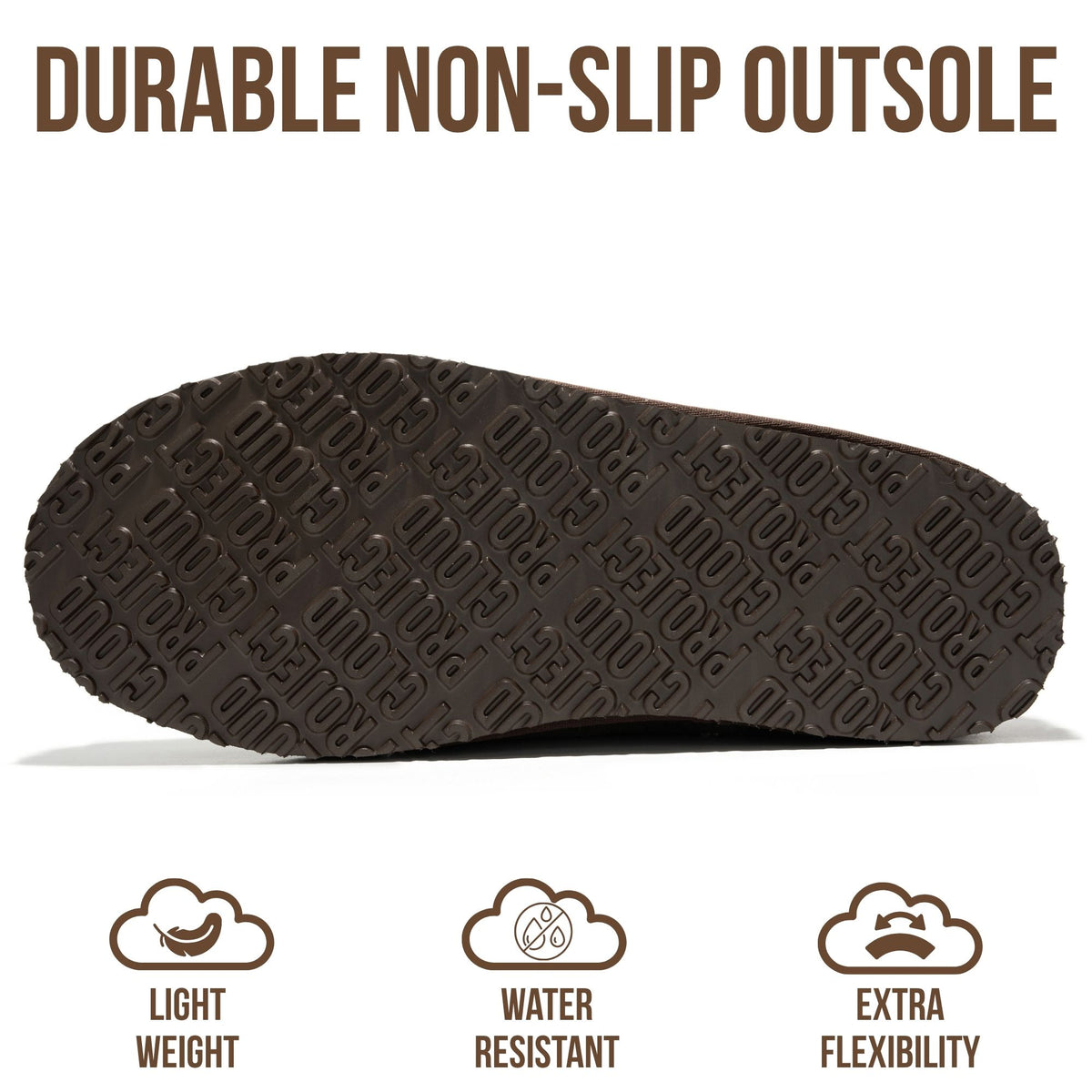 Project Cloud Men's |  Australian Shearling Lining Furry House Slippers | Memory Foam | Lightweight | Non-Slip - Unwind - Project Cloud - Loafers -Shop Project Cloud premium footwear Now!