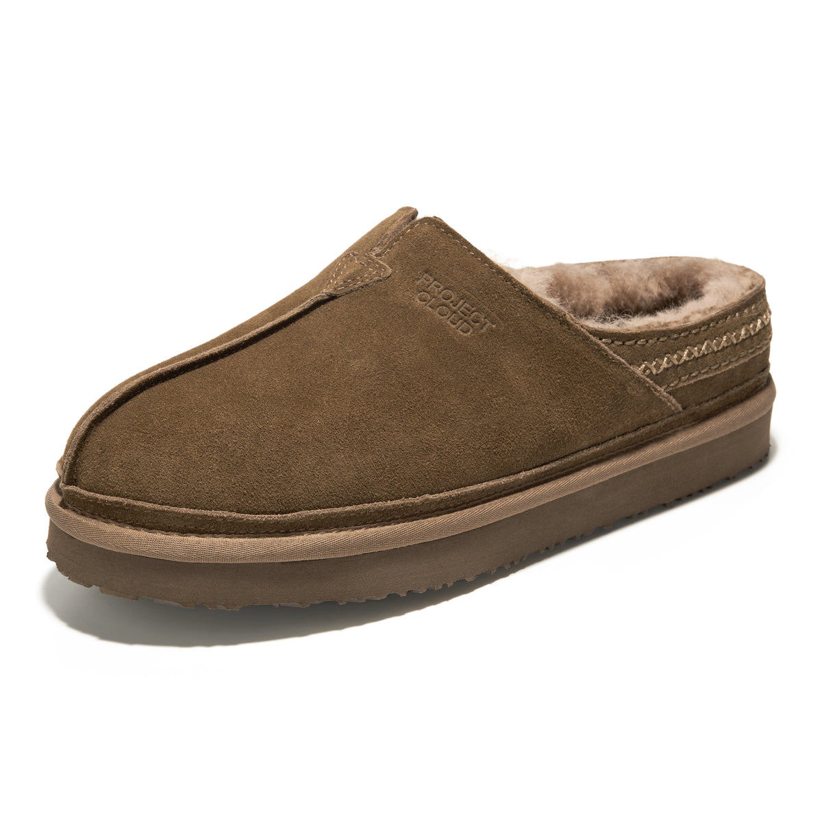 Project Cloud Men's |  Australian Shearling Lining Furry House Slippers | Memory Foam | Lightweight | Non-Slip - Unwind - Project Cloud - Loafers -Shop Project Cloud premium footwear Now!