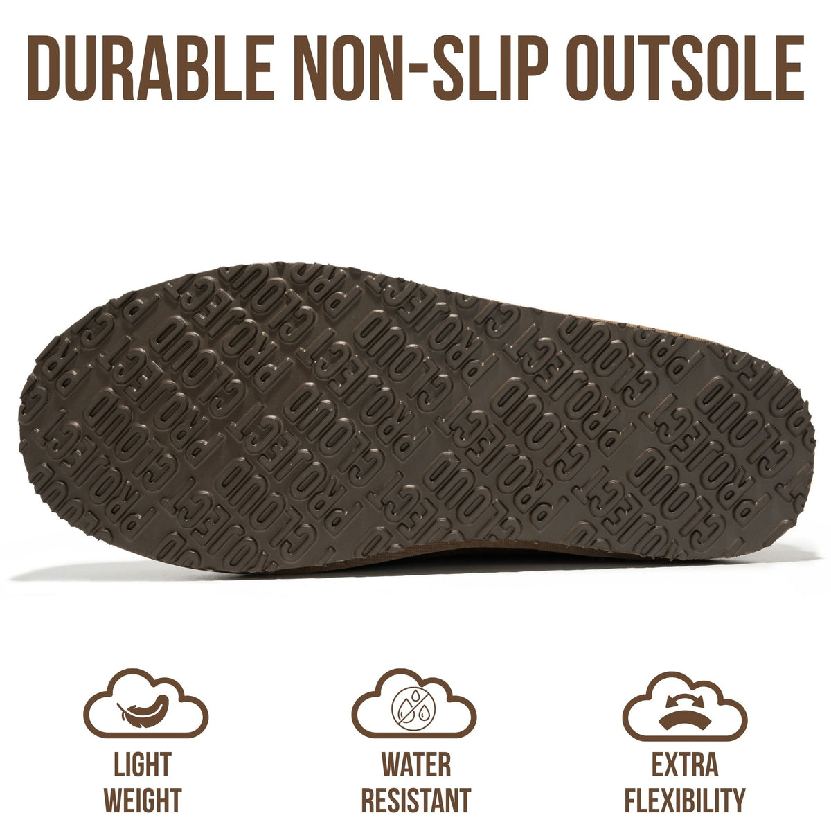 Project Cloud Men's |  Australian Shearling Lining Furry House Slippers | Memory Foam | Lightweight | Non-Slip - Unwind - Project Cloud - Loafers -Shop Project Cloud premium footwear Now!