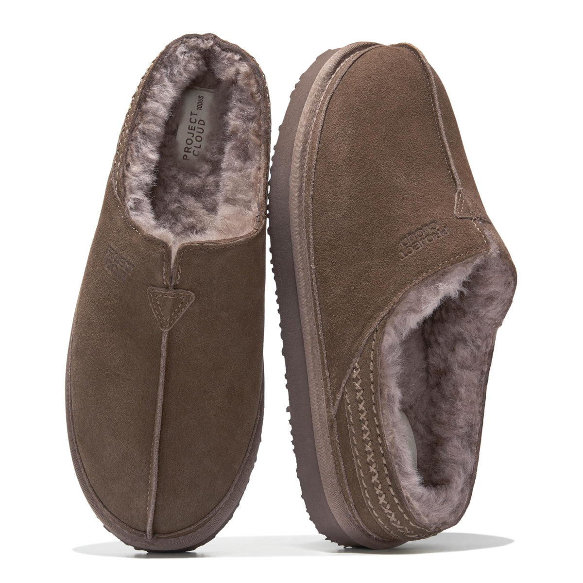 Project Cloud Men's |  Australian Shearling Lining Furry House Slippers | Memory Foam | Lightweight | Non-Slip - Unwind - Project Cloud - Loafers -Shop Project Cloud premium footwear Now!
