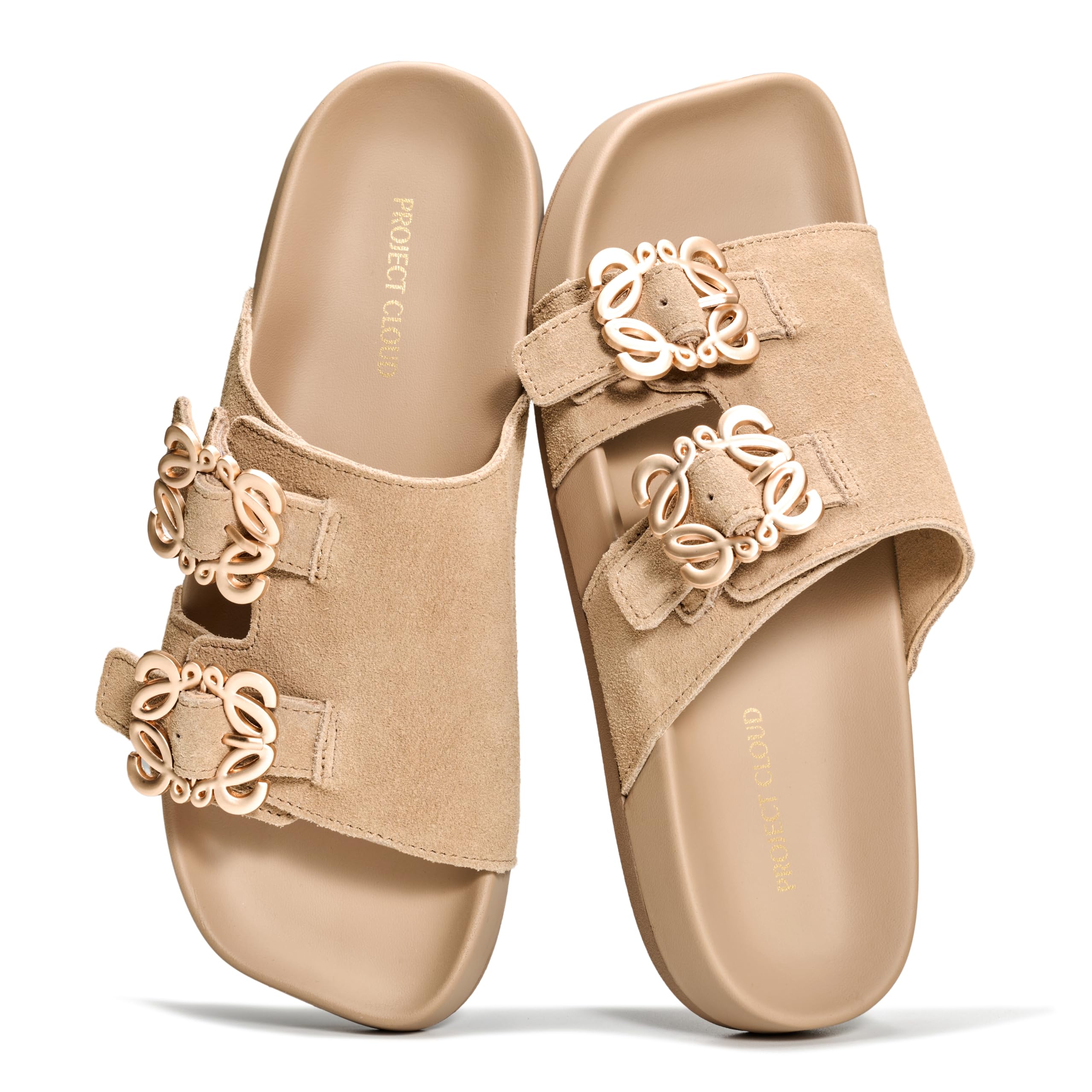100% Genuine Leather Sandals for Women | Plush & Soft Insole